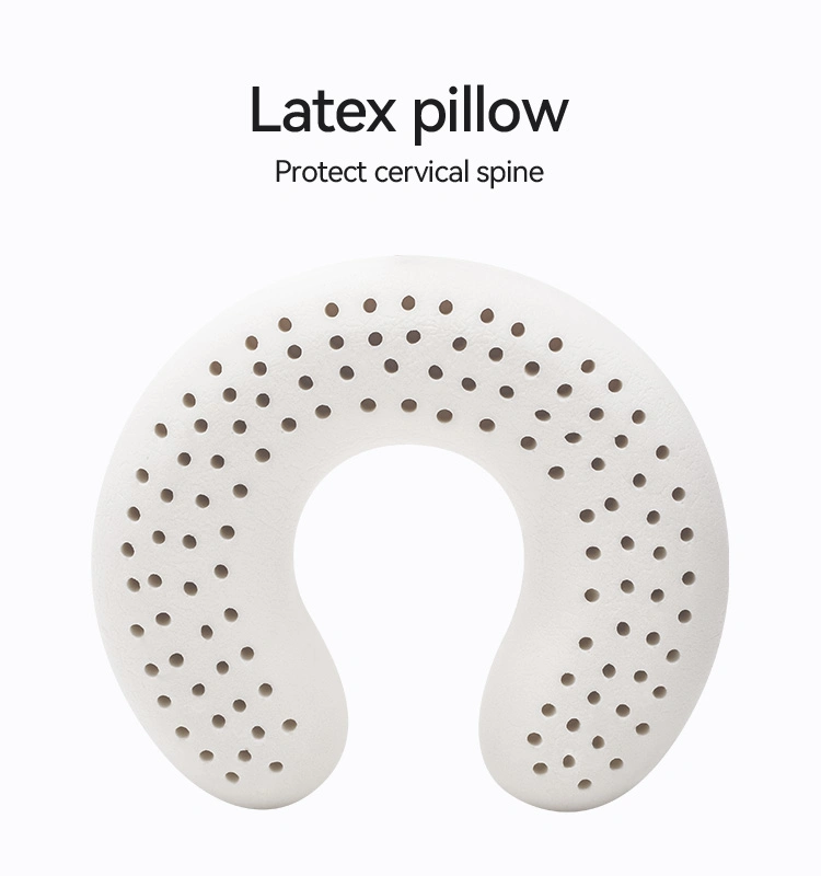 Wholesale Price Natural Latex Bone Shape Neck Pillow