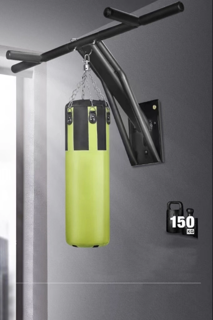 Wall Mounted Doorway Pull up Bar, Multifunctional Heavy Duty Chin up Over Door Frame Fitness Bar