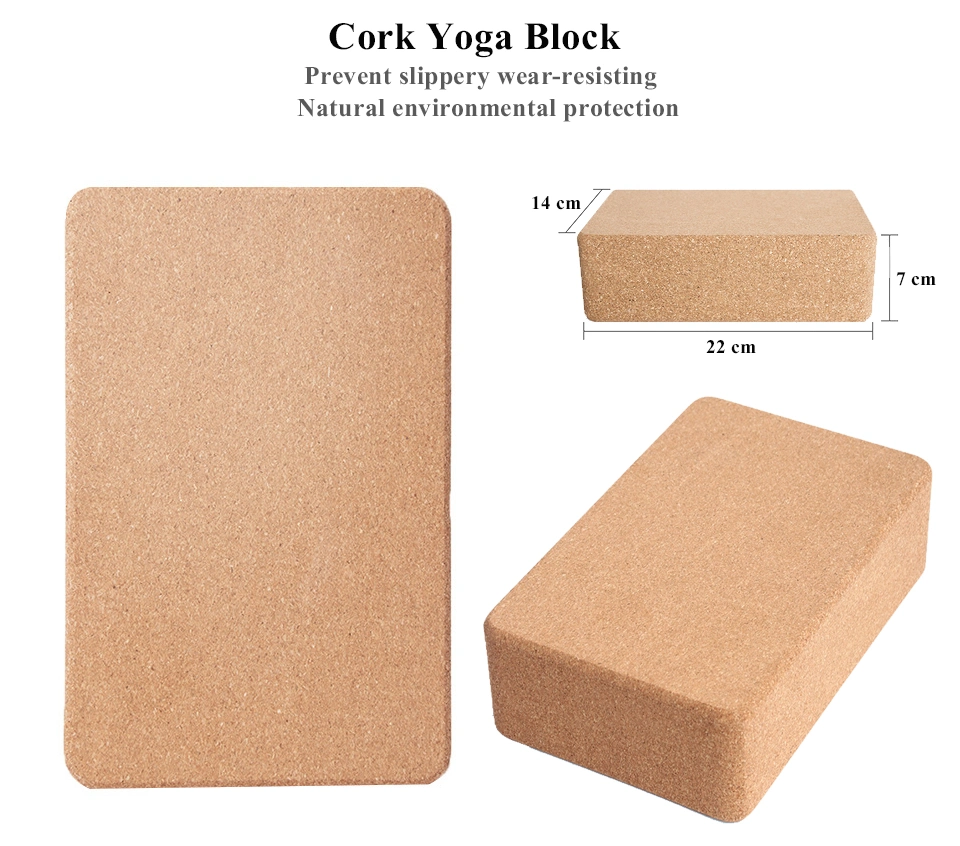 72 *24 Inch Natural Cork TPE Yoga Mat Non-Slip Pilates Exercise Mats