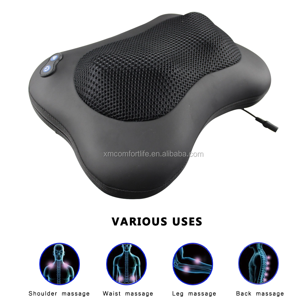 Smart Portable Massage Pillow Car Massage Seat Neck Back Massager Pillow