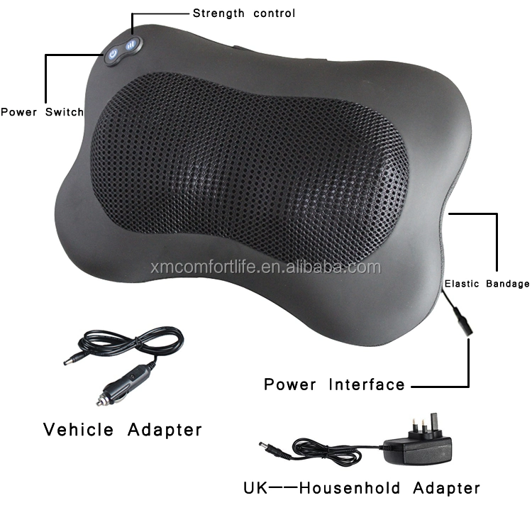 Smart Portable Massage Pillow Car Massage Seat Neck Back Massager Pillow