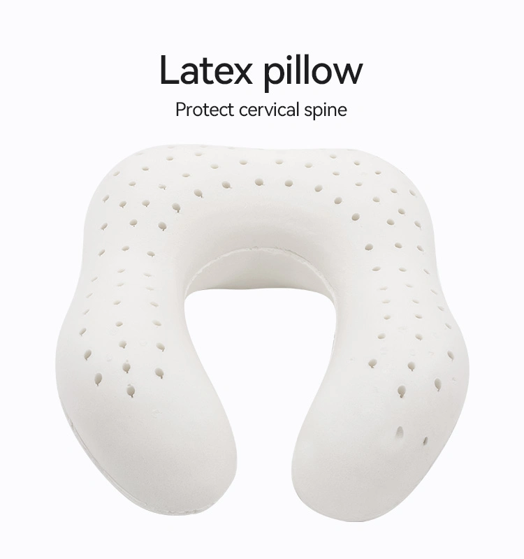 Wholesale Price Natural Latex Bone Shape Neck Pillow