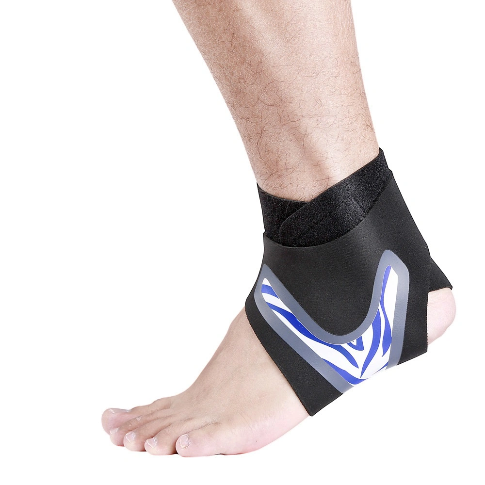 Anti-Sprain Ankle Brace Sleeve, Adjustable Breathable Elastic Ankle Strap for Basketball Sports Joint Pain Injury Recovery Ankle Support Esg17003