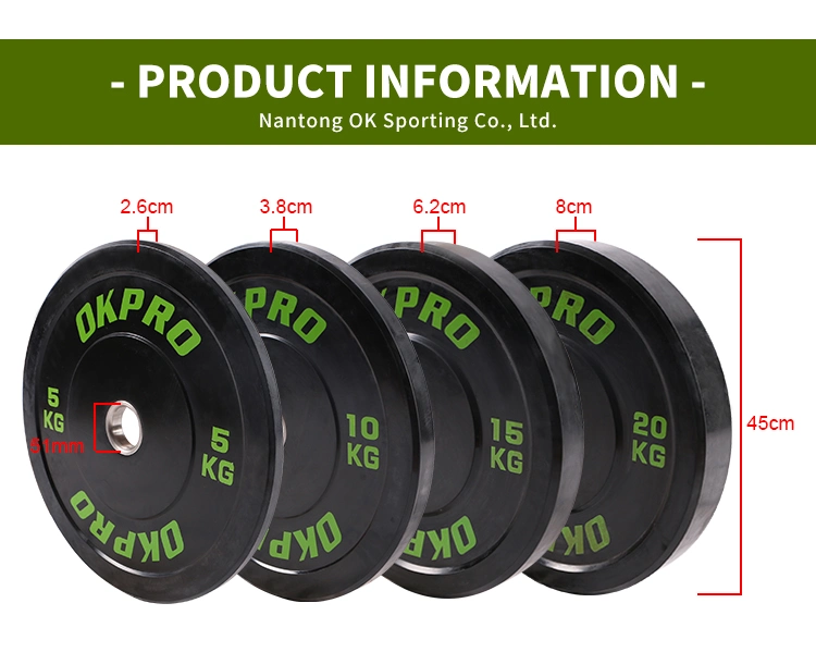 Wholesale Plate Olimpic Weightlifting Pounds Custom Weights Mold Barbell Gym Lifting Lb Set Rubber Bumper Weight Plates