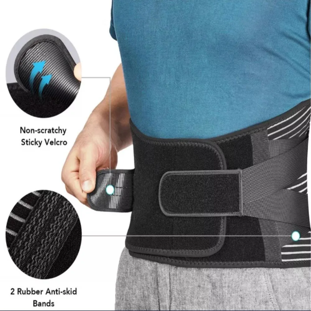 Lower Pain Relief Support Back Brace Adjustable Working Waist Back Brace Lumbar Support Belt