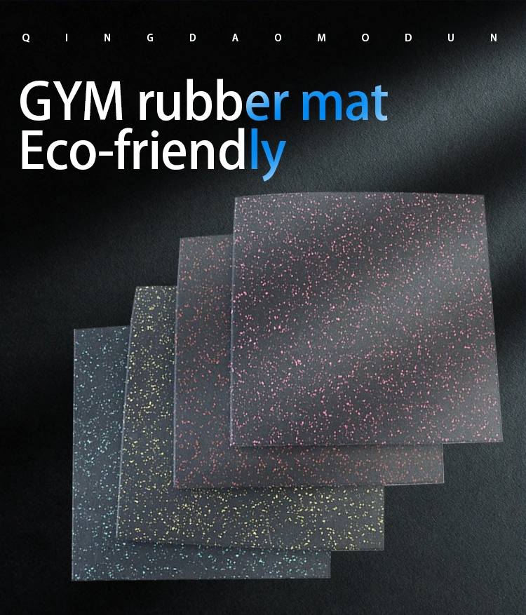 Gym Flooring Manufacturer Heavy Duty Rubber Mat for Gym Equipments