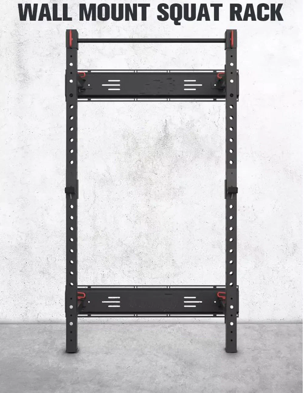 Foldable Half Folding Cage Folding Squat Smith Rack Home Gym Exercise for Women and for Men