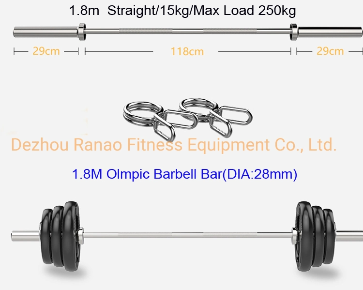 Fitness Equipment Weight Lifting Chromed Oly Barbell Bar/Oly Barbell/Barbell Bar for Home Gym