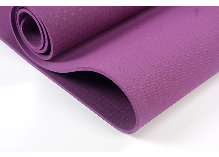 Wholesale High Quality Gym Fitness Pilates Exercise Non-Slip Suede Rubber Yoga Mat