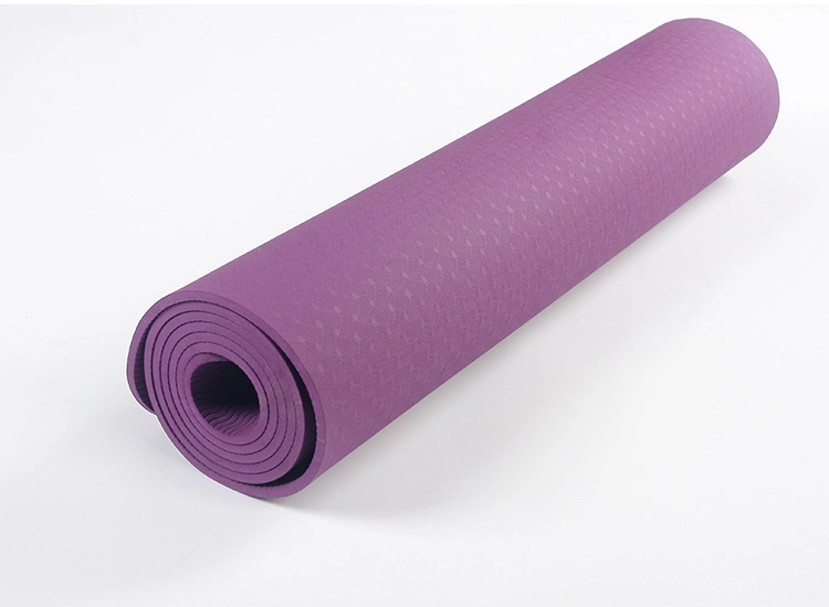 Wholesale High Quality Gym Fitness Pilates Exercise Non-Slip Suede Rubber Yoga Mat