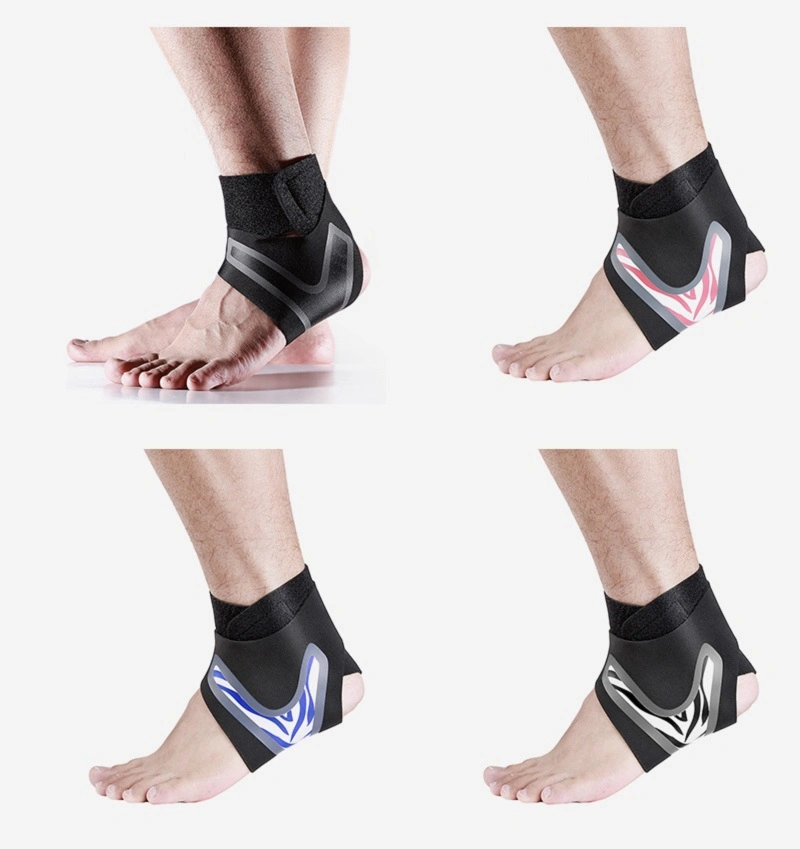 Anti-Sprain Ankle Brace Sleeve, Adjustable Breathable Elastic Ankle Strap for Basketball Sports Joint Pain Injury Recovery Ankle Support Esg17003