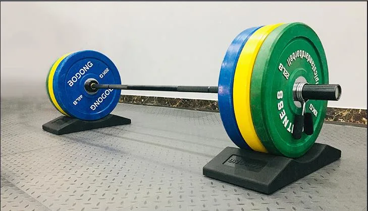 Wholesale Barbell Squat Pad Weight Lifting Deadlift Rubber Mat