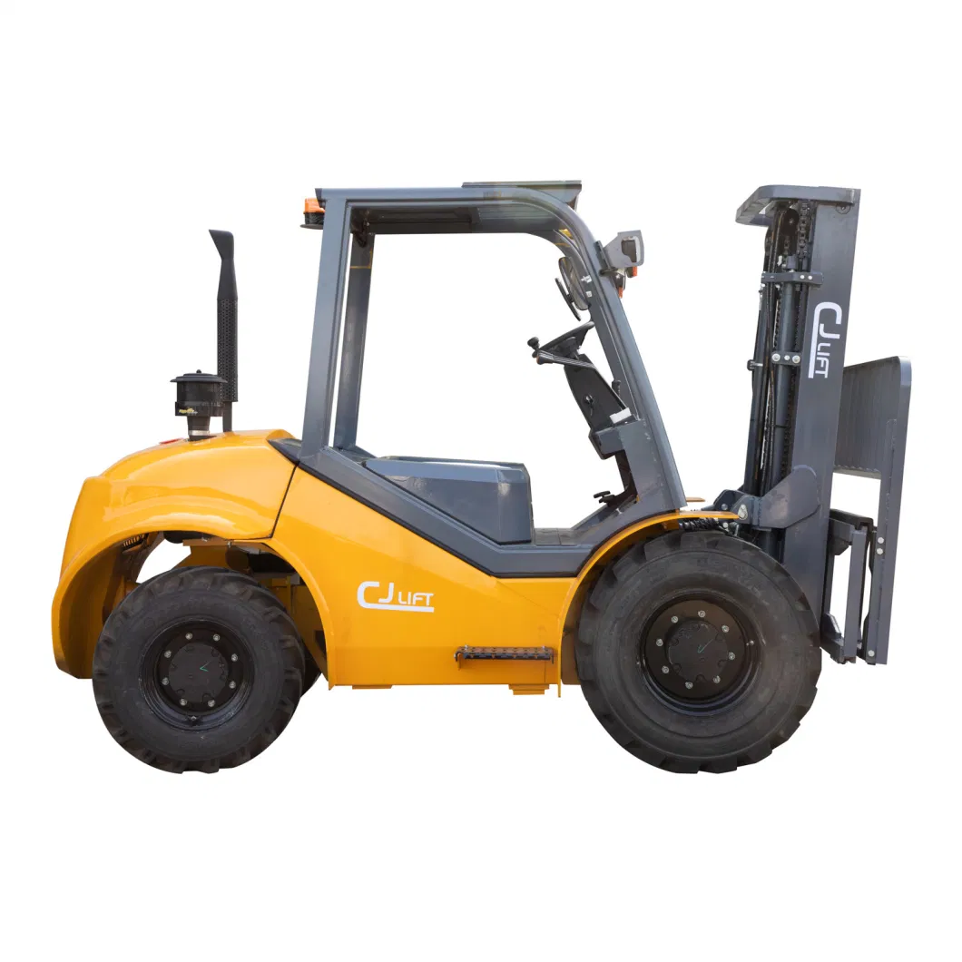 2WD Rough-Terrain Forklift 3ton Rough Terrain Diesel Forklift Truck with Japan Engine