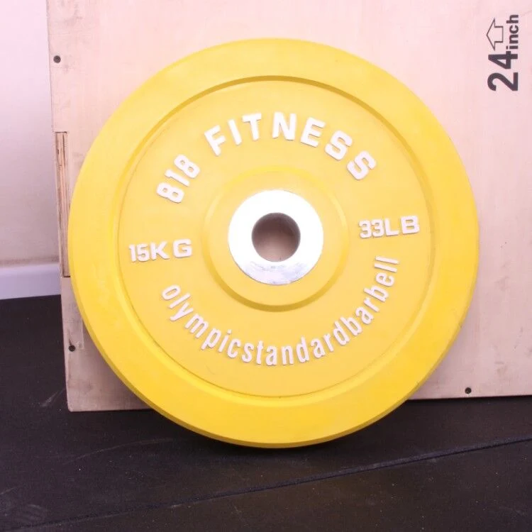 Hot Sales Sports Gym Equipment Color Rubber Bumper Plate Barbell Weight Plates