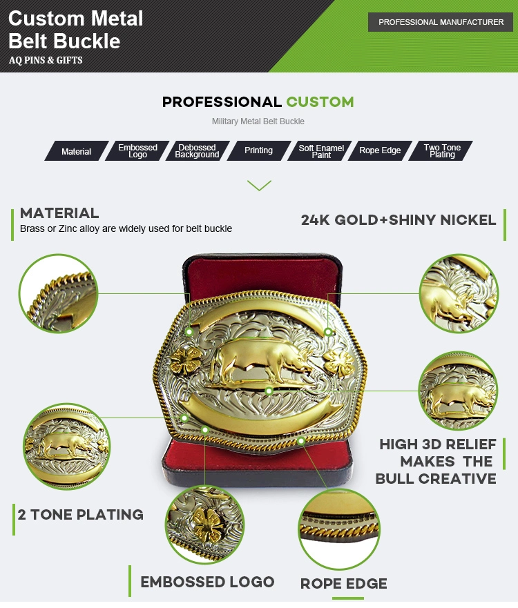 China Factory Bulk 2021 Custom Wholesale 3D Antique Metal Automatic Belt Buckles (belt-035)