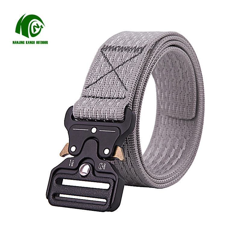 Kango Factory Custom Logo Chain Designer Belts Weight Lifting Tactical Gym for Women Mens Garters Belt Buckle Accessories Bag Police Style Tactical Belt