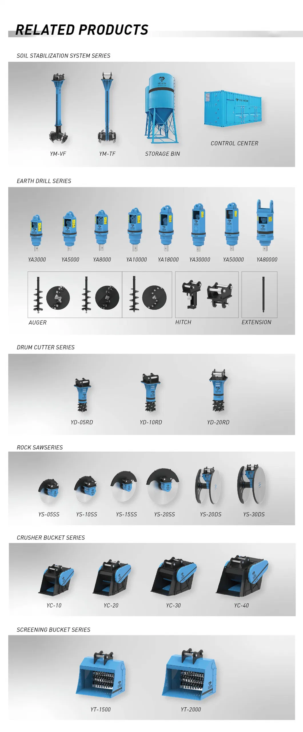 Excavator Grinding Tools Excavator Milling Attachments Excavator Grinding Attachments