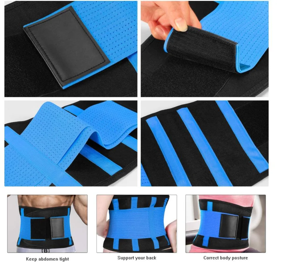 Sports Waist Protection Squat Weight Lifting Belt Lumbar Disc Plate Waist Protection Labor Health Care Waist Support Belt