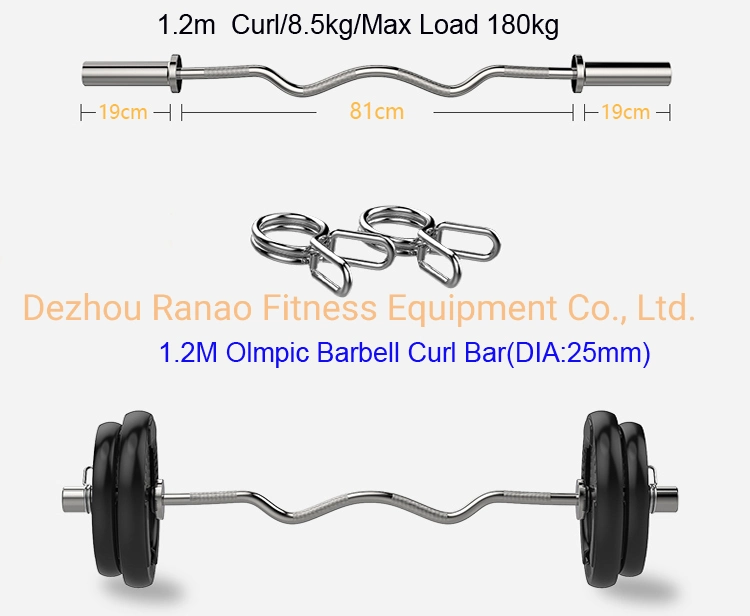 Fitness Equipment Weight Lifting Chromed Oly Barbell Bar/Oly Barbell/Barbell Bar for Home Gym