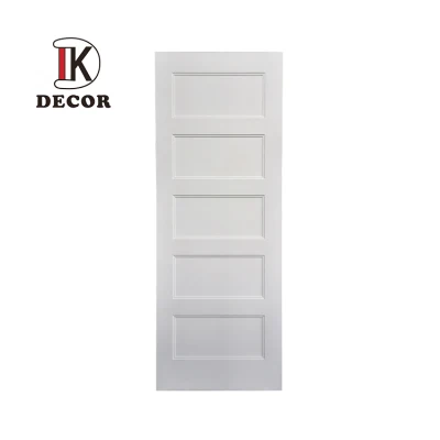 White Primed 1 Panel Shaker Style Craftsman Primed Smooth Molded Prehung Interior Door