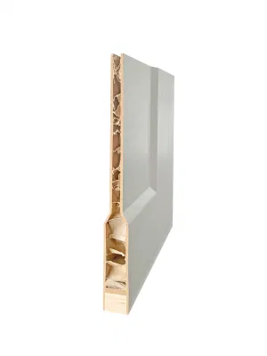 White Primed 1 Panel Shaker Style Craftsman Primed Smooth Molded Prehung Interior Door