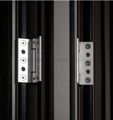 68/70/75/80/120 Series Slim Frame Aluminum Bi Fold Sliding Entrance Interior Exterior Door Thermal Break Glass Bi Folding Door Aluminium Balcony Glass Door