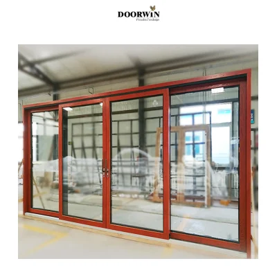Heavy Duty Lift and Sliding Wood Aluminum Door for Missouri USA Client Design High Quality and Performance French Tempered Glass Narrow Frame Sliding Door