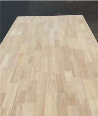 Awweita AA Grade Finger Joint Board Rubber Glulam furniture Wood Material Tomber