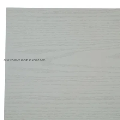 80/84 Feet Height Customized White Oak with Groove Carved Clear Lacquered Wood Door