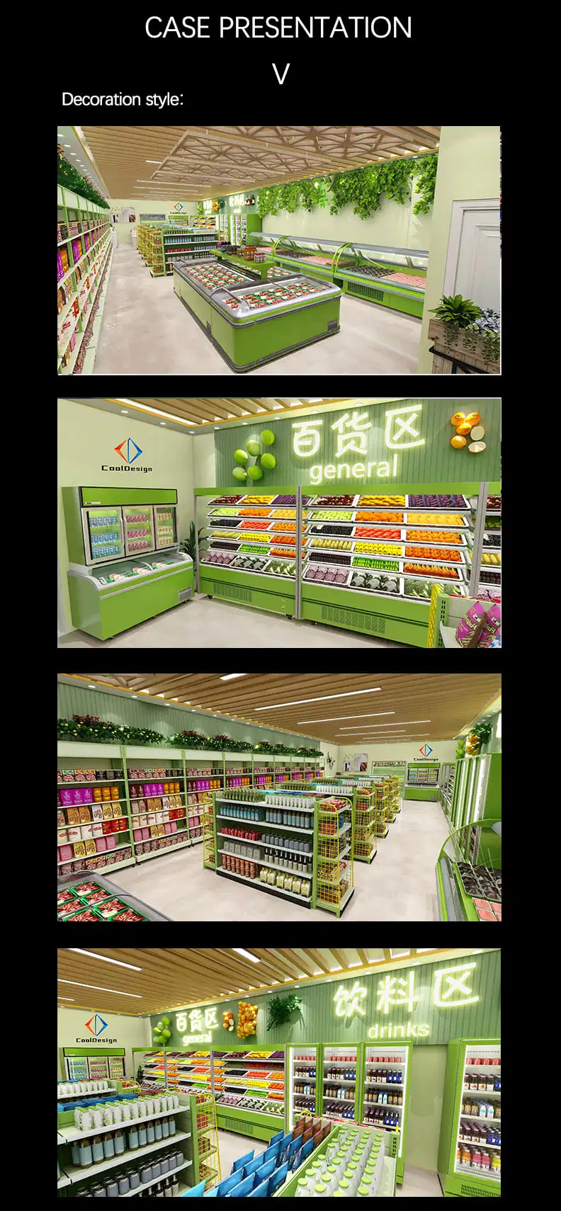 Supermarket Layout Freezer Placement Design