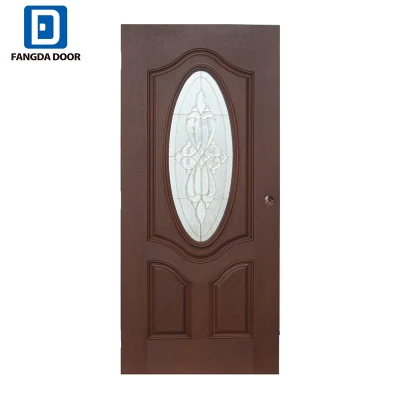 Vetro decorativo inserito ingresso a lunga durata sportello anteriore in fibra di vetro