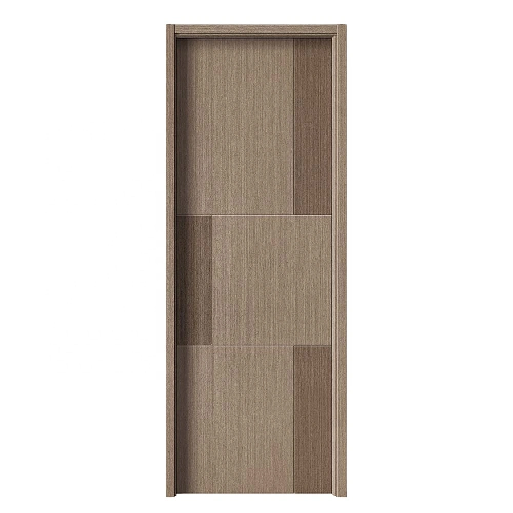 Modern Design Soundproof Internal Solid Interior WPC Wooden Doors for Room