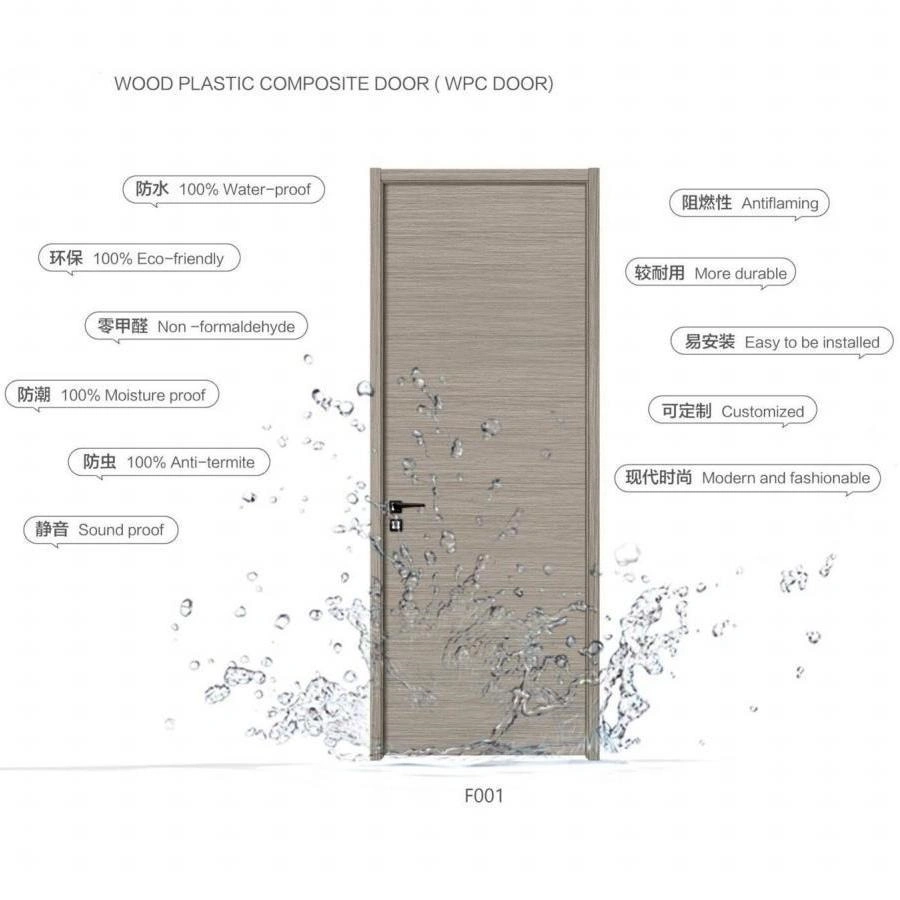 Ace Wooden Door Solid Teak Wood Double Front Door Price Interior Composite Internal Room Wood WPC Interior Doors