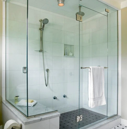 6 8 10mm Clear Tempered Frosted Glass Bathroom Door
