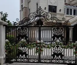 Home Villa Modern Decorative Exterior Wrought Iron Front Double Entry Doors Design China Manufacturers Suppliers
