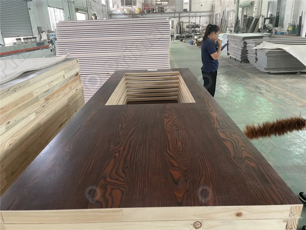 Prima Cheap Custom Composite Teak Modern Plywood Main Internal Room Flush Panel Fire Rated MDF Timber WPC Solid Interior Hard PVC Wooden Door