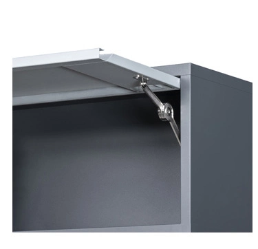 Metal Tool Storage Cabinet - Multifunctional Garage Storage Closet with Doors for Garage, Warehouse, Workshop, Adjustable Shelf