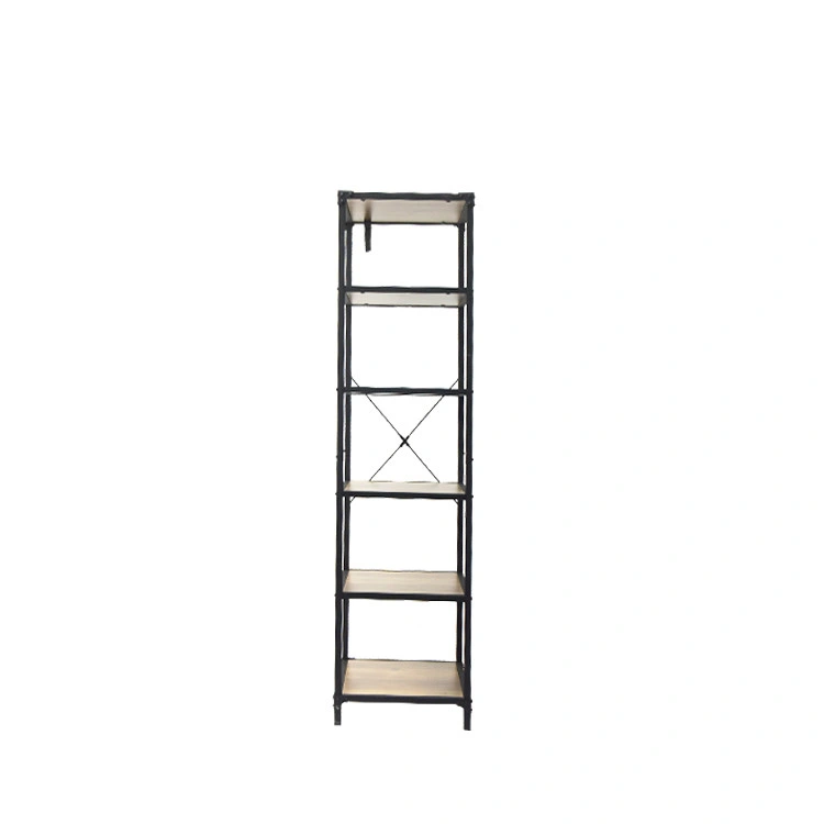 5 Tier Antique Wooden Shelf Home Furniture Storage