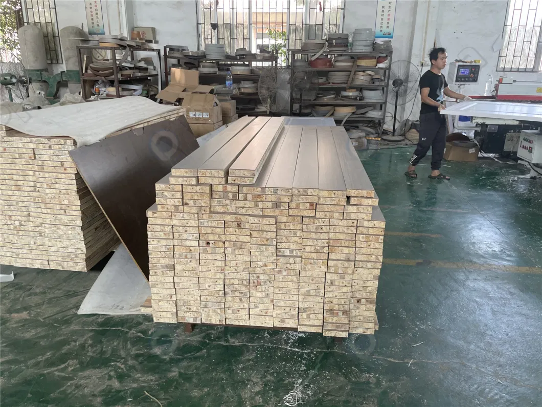 Prima Cheap Custom Composite Teak Modern Plywood Main Internal Room Flush Panel Fire Rated MDF Timber WPC Solid Interior Hard PVC Wooden Door