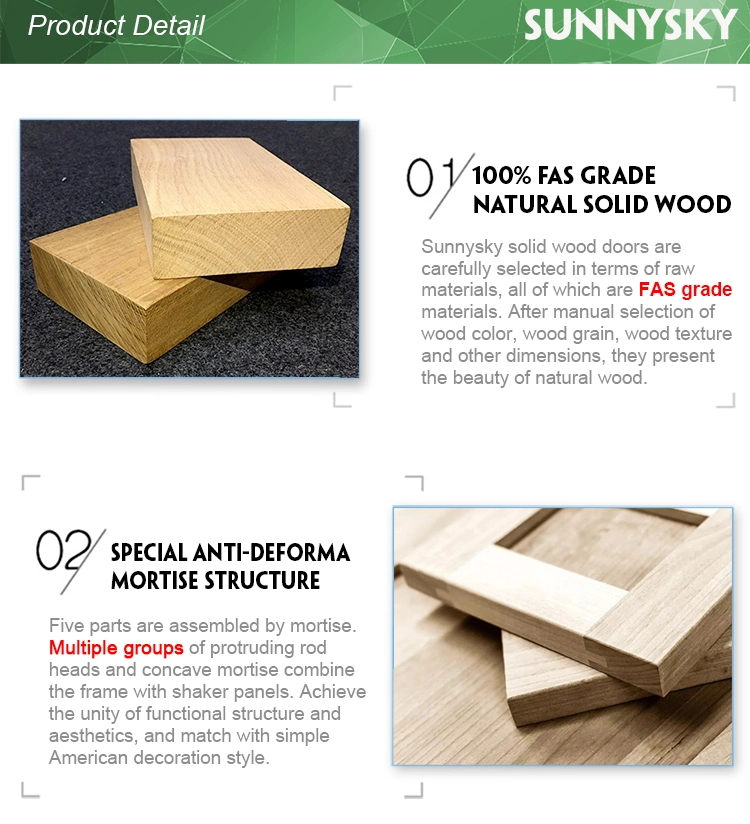 Modern Style External Install Glass Solid Wood Single Wooden Designs Door