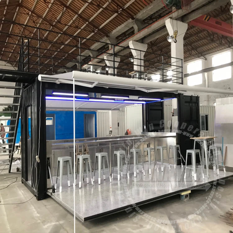 Customized Two Floors 40hq Shipping Container Bar Shop for Sale