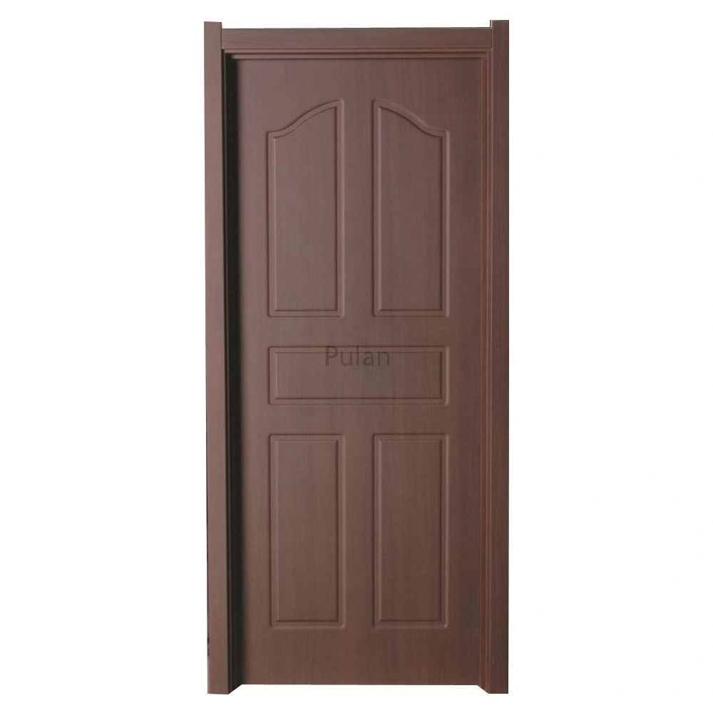 Good Quality Interior Wood Doors Cheap Price Classic Style PVC Laminated Door