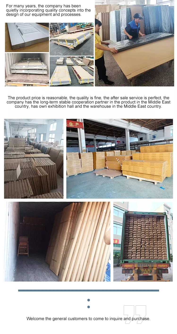 Foshan Modern Design External Walnut Plywood Flush Wooden Doors