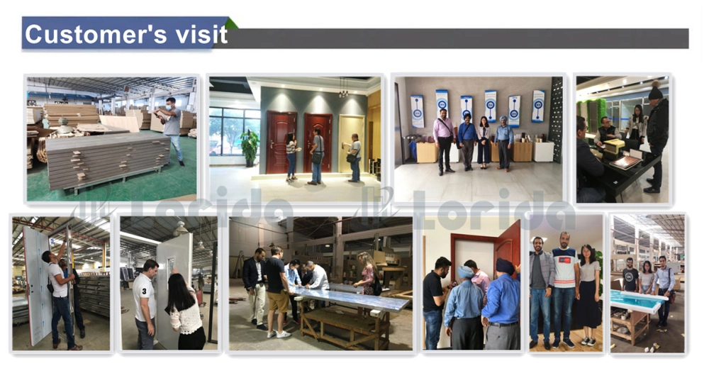 Inventory Cheap Interior Steel Security Door Modern Interior Doors for Houses Indoor PVC Film Internal Wooden Doors