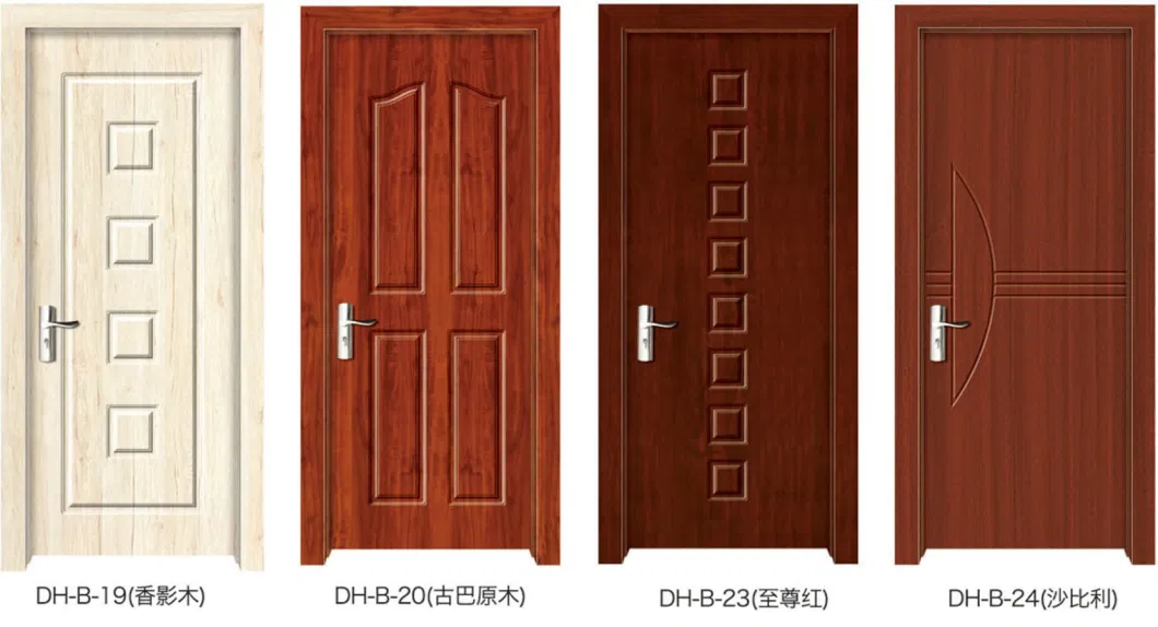 China Top Manufacturer Custom High Quality Bedroom Door Internal Room Door Design Modern Interior Wooden Door