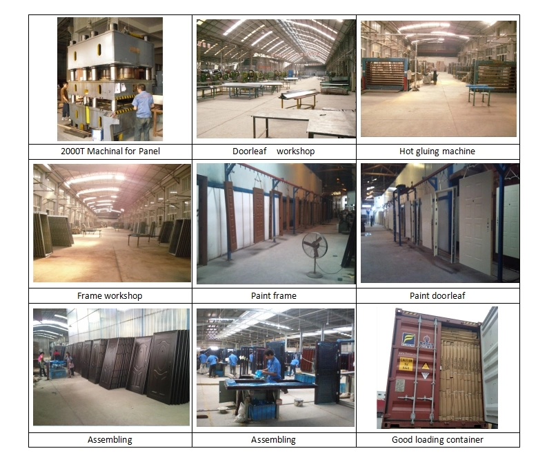 New Design Steel Wooden Turkish Doors External Safety Armored Turkey Door for Residential