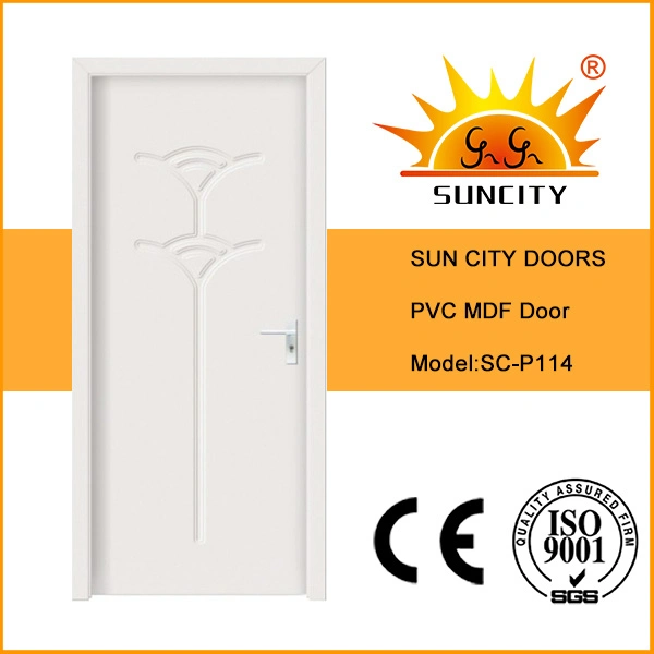 Internal Bedroom Glass PVC Solid Interior Wooden Patio Doors Room