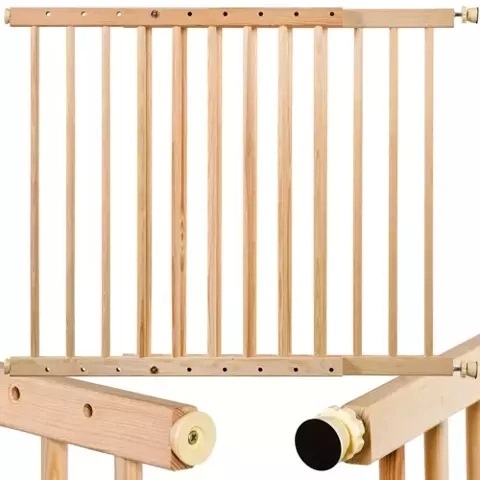Wooden Extendible Domestic Security Gate