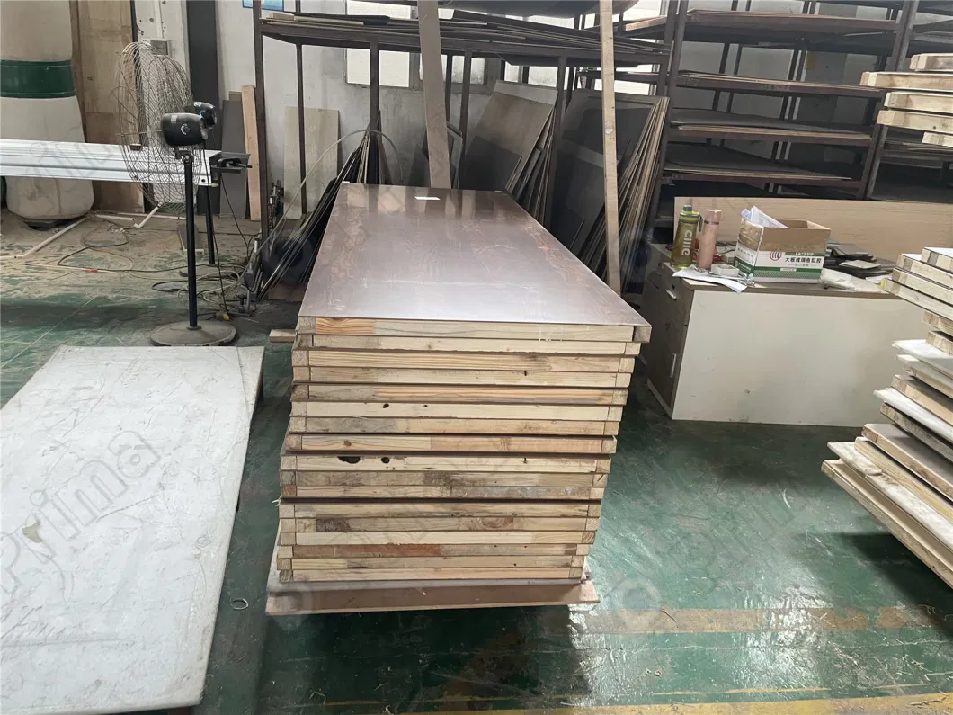 Prima Cheap Custom Composite Teak Modern Plywood Main Internal Room Flush Panel Fire Rated MDF Timber WPC Solid Interior Hard PVC Wooden Door