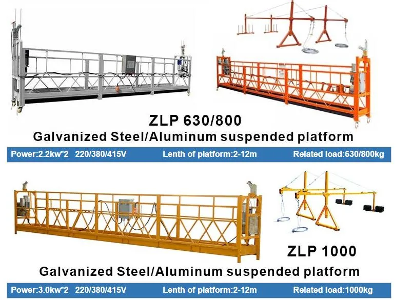 Safe Durable Suspended Hanging Scaffolding for Construction